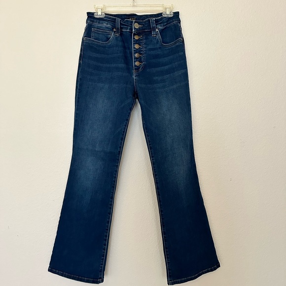 Kut from the Kloth Baby Bootcut, Button Front Jeans size 10 - Picture 9 of 14